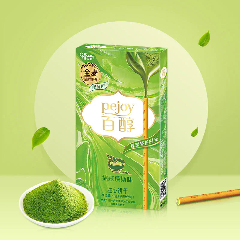 Glico Pejoy Matcha Mousse Flavor 48g (China)
