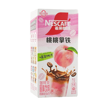 Nescafe Instant Coffee Peach Flavor Latte 10pck x 85g (China)
