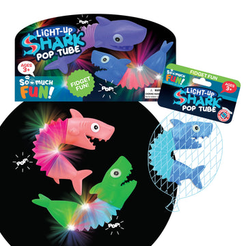 Bendy Shark Light-Up Toy - 12 Pieces Per Pack 23683