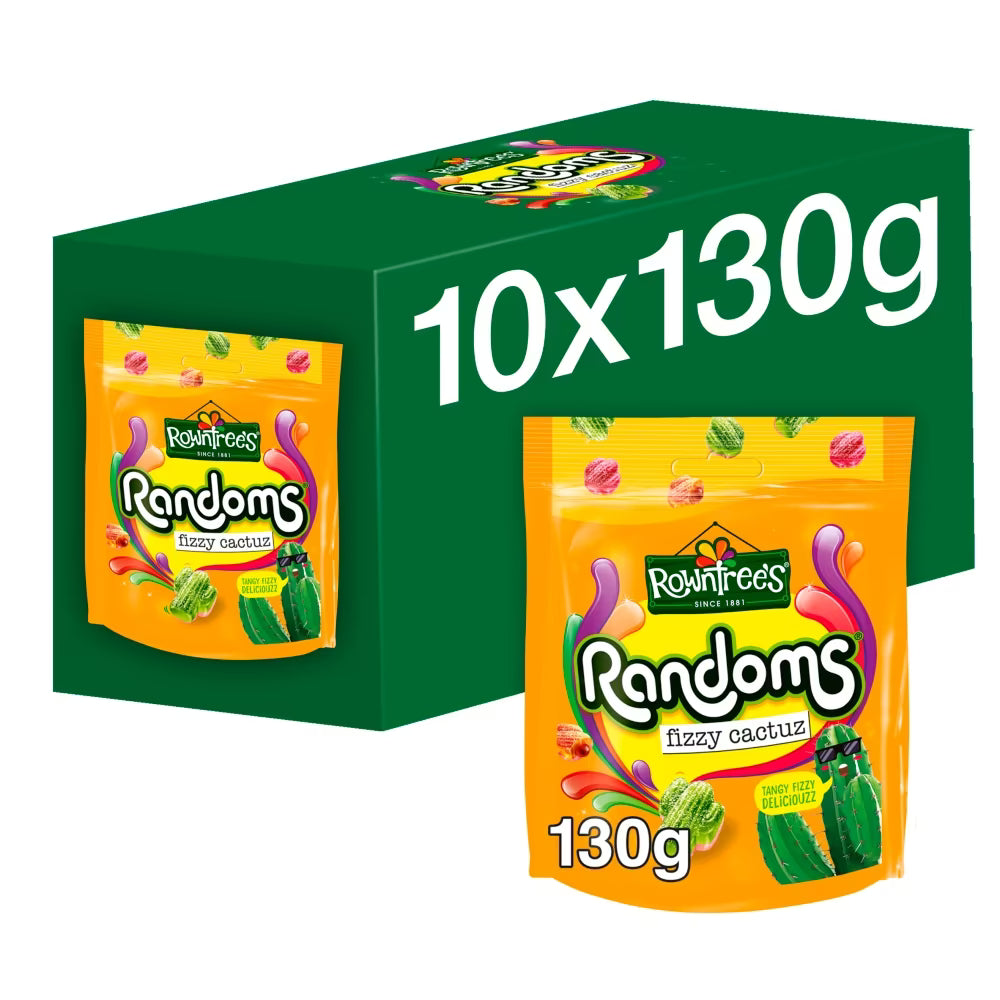 Rowntree’s Randoms Fizzy Cactuz Sweets 130g (UK)