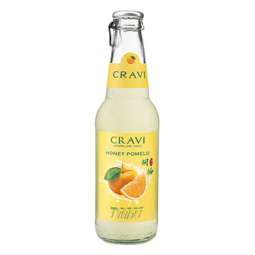 Cravi Honey Pomelo Sparkling Juice 225ml Glass (Taiwan)