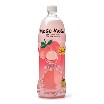 Mogu Mogu Lychee with Coconut Jelly Cubes 1L (Thailand)