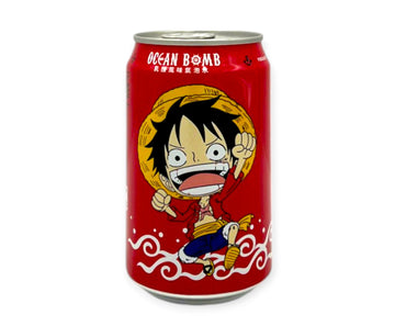 Ocean Bomb One Piece Luffy Yogurt Flavor Soda 330ml (Taiwan)