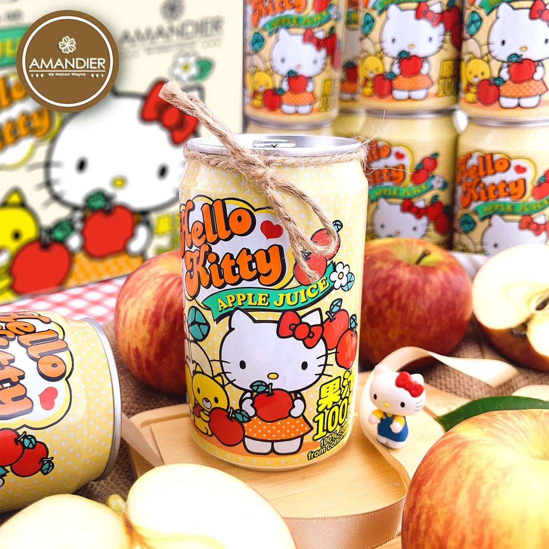Hello Kitty 100% Apple Juice 320ml (Taiwan)