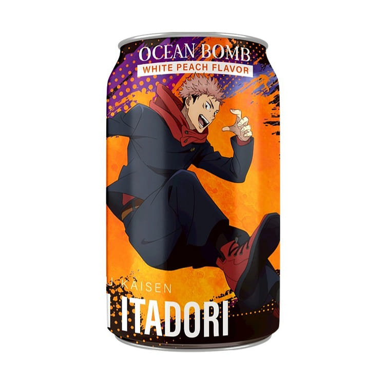 Ocean Bomb - Jujutsu Kaisen White Peach Soda 330ml (Taiwan)