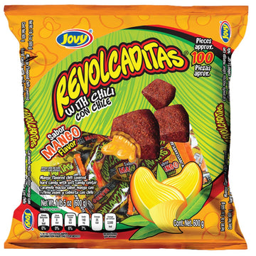 Jovy Revolcaditas Mango Flavor with Chili 600g (Mexico)