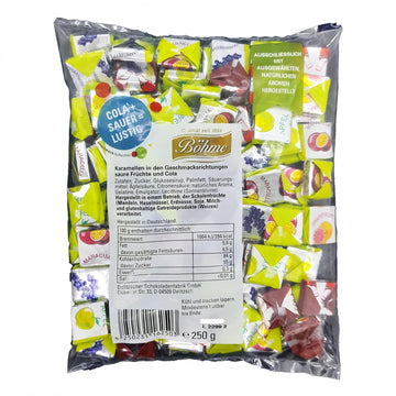 Böhme Fruit Caramels Cola + Sauer 250g (Germany)