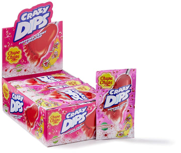 Chupa Chups Crazy Dip Strawberry 24pck (Netherlands)