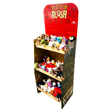 Plush Premium Assortment Floor Display - 36 Pieces Per Retail Ready Display 88485