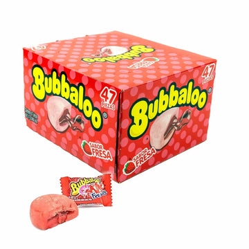 Bubbaloo Chewing Gum Strawberry 47pcs