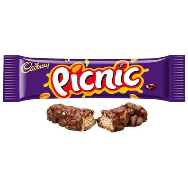 Cadbury Picnic Single 36pck x 49g (UK)