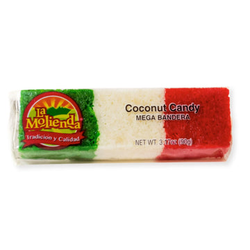 La Molienda Coconut Bandera Candy Bar Mexico