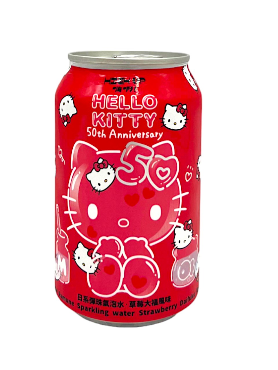 Hello Kitty Ramune Soda Strawberry Daifuku 330ml