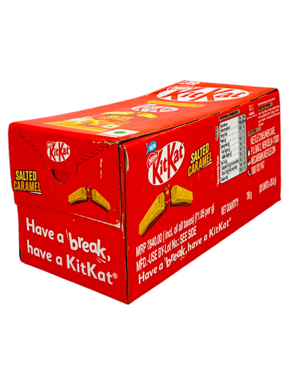 KitKat Salted Caramel Chocolate Box of 28 x 28.5g