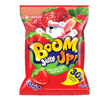 Orion Boom Jelly Gummy Strawberry 53g (Vietnam)