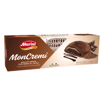Marini Moncremi Cocoa Cream Filled Biscuits 150g (Italy)