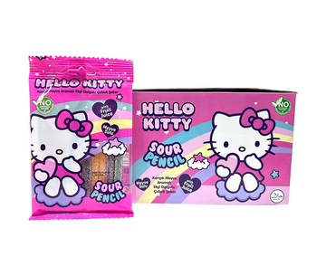 Hello Kitty Sour Pencil Candy 12pck x 80g (Turkey)