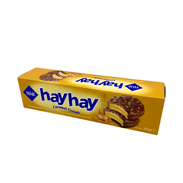 Cizmeci Time HayHay Cocoa Biscuit with Caramel Cream 24pck x 100g Turkey