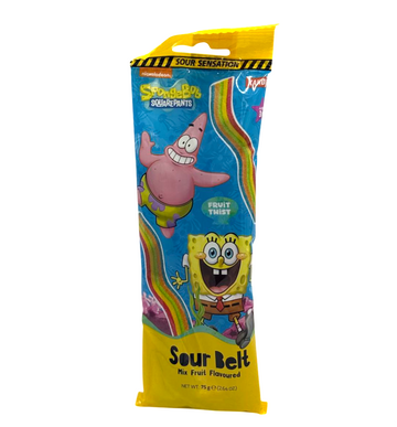 SpongeBob Mix Sour Belts 12pck x 75g (Turkey)