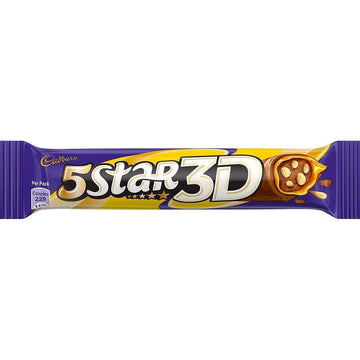Cadbury 5 Star 3D Chocolate Bar 24pck x 42g