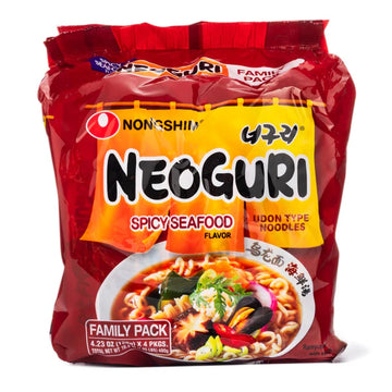 Nongshim Neoguri Spicy Seafood Ramen 4pck