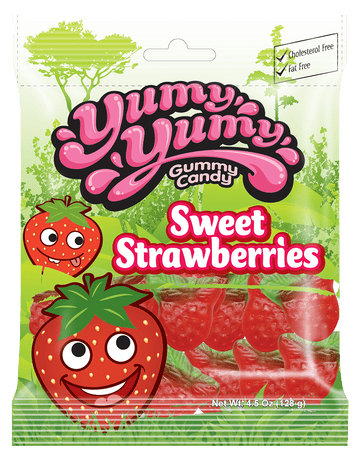 Yumy Yumy Gummy Candy Sweet Strawberry 12pck Türkiye