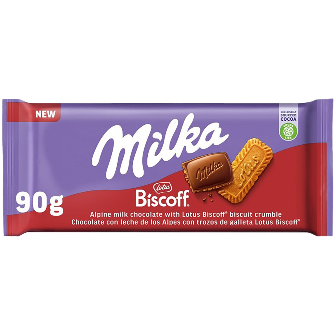 Milka Lotus Biscoff Chocolate 90g (EU)
