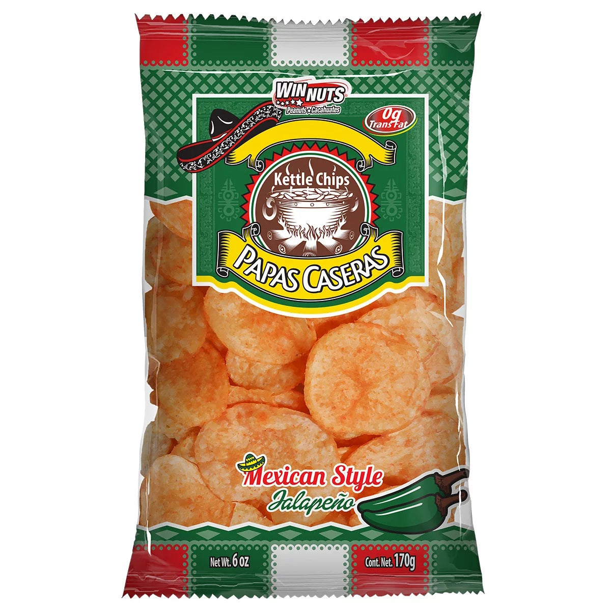 Papas Caseras Jalapeno Chips Mexico