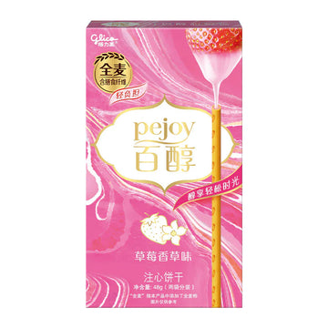 Glico Pejoy Strawberry Vanilla Flavor - 48g (China)