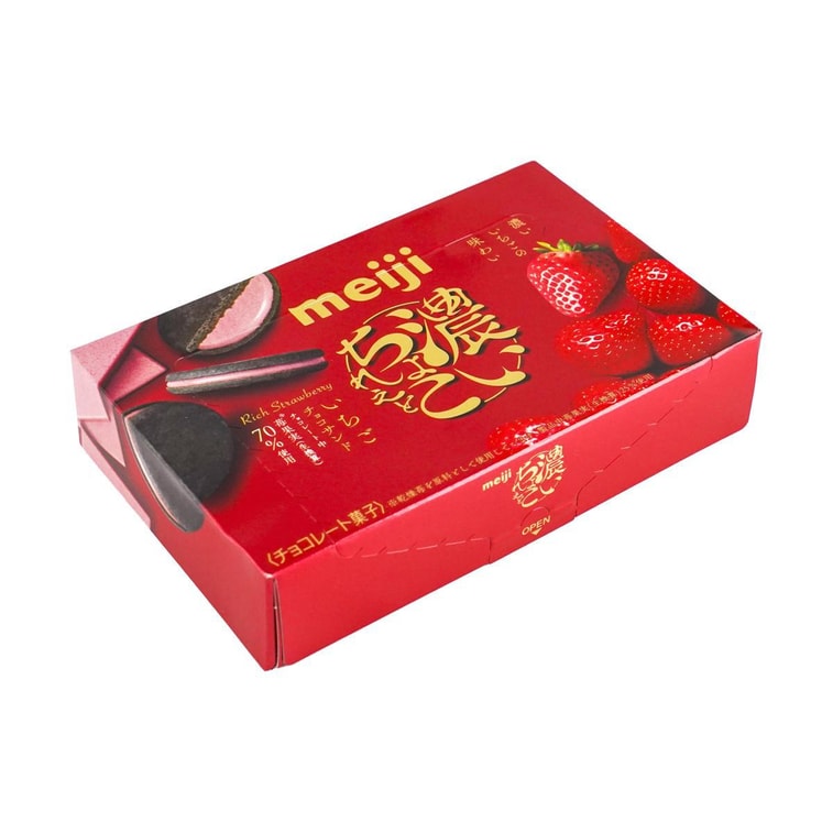 Meiji Rich Strawberry Biscuit 96g (Japan)