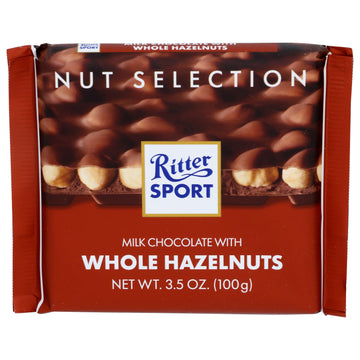 Ritter Sport Milk Whole Hazelnuts 100g (German)