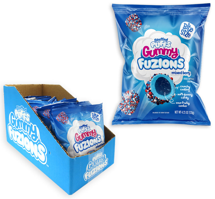 Stuffed Puffs Fuzions Gummy Mixed Berry 120g