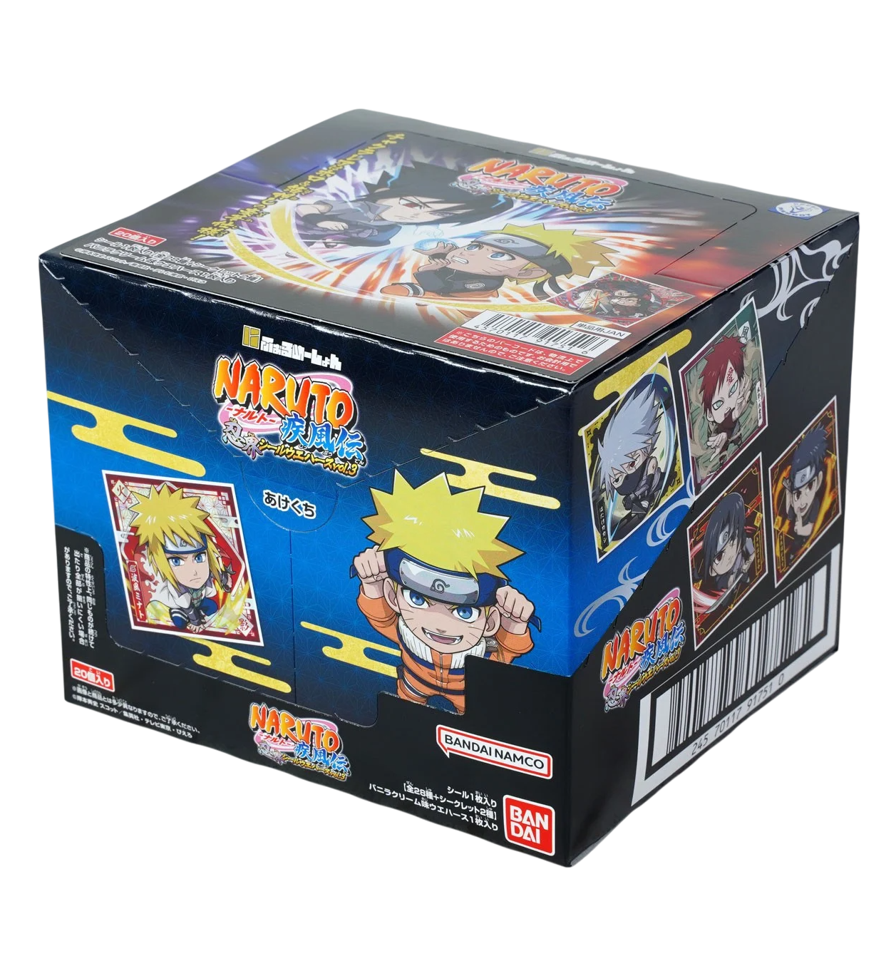 Naruto Shippuden Ninkai Sticker Pack with Wafer (Set of 20) (Japan)