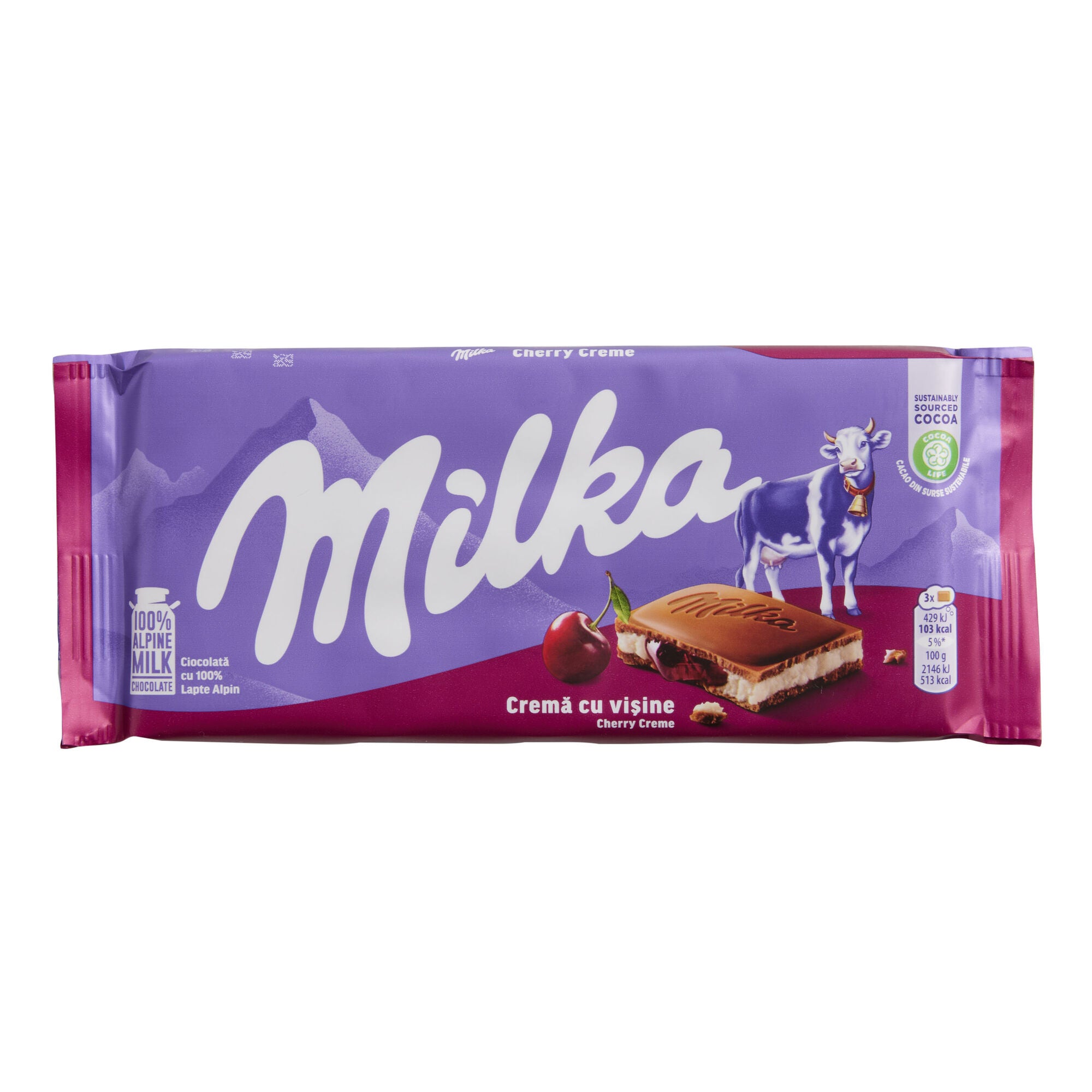 Milka Cherry Creme 100g (European)