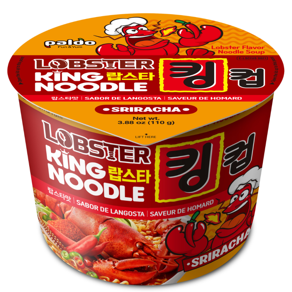 Paldo King Cup Noodle Sriracha Lobster 110g (Korea)
