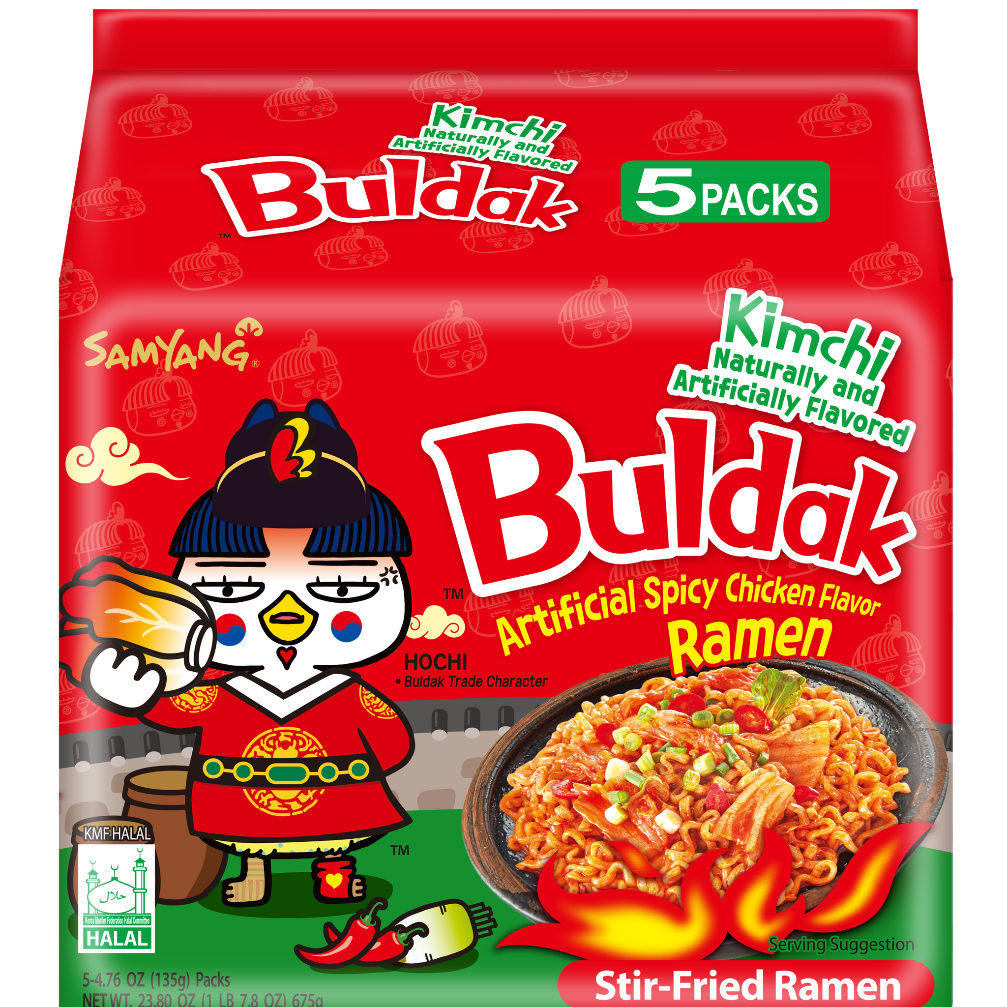 Buldak Kimchi Ramen 5pck