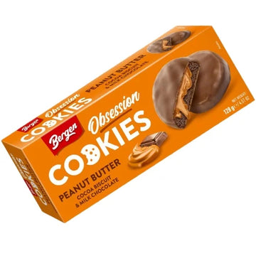 Bergen Cookies - Peanut Butter & Milk Choco 128g (Europe)