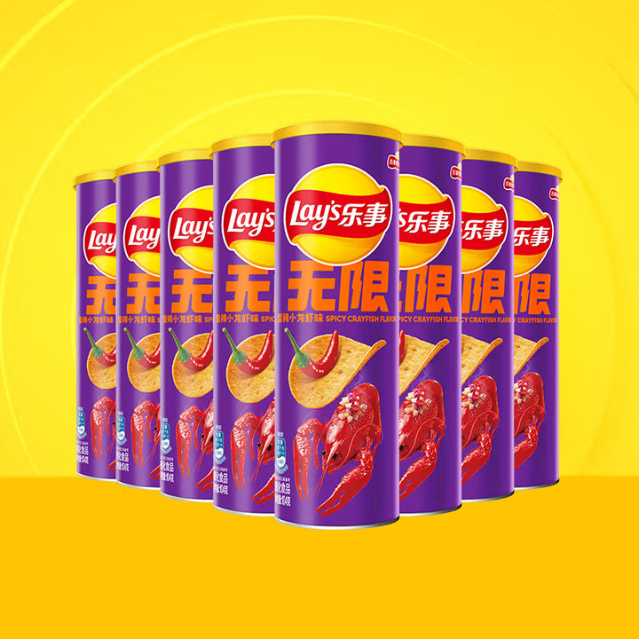 Lays Stax Spicy Crayfish 90g New (China)