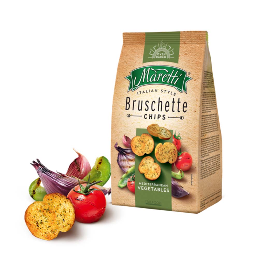 Maretti Bruschette Chips Mediterranean 142g (Italy)
