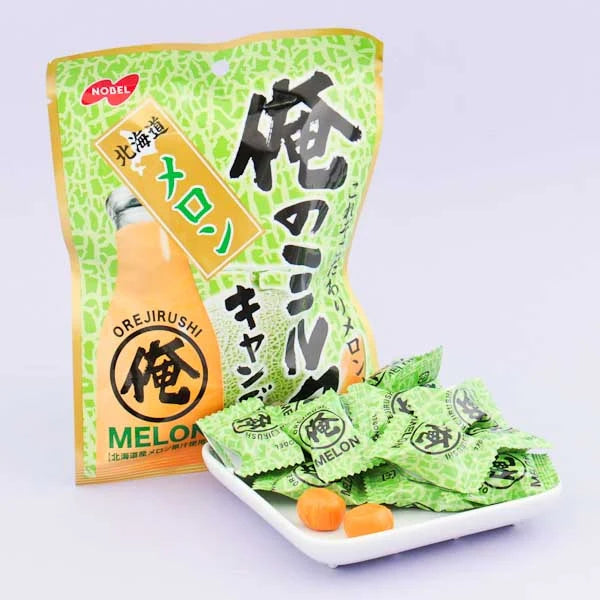 Nobel Hokkaido Milk Candy Melon Flavor 80g (Japan)
