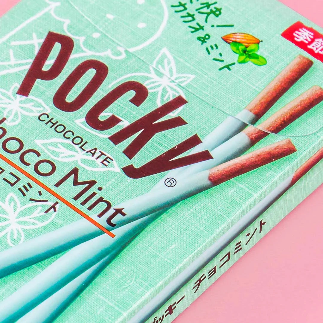Pocky Choco Mint Biscuit Sticks 60g