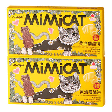 MiMiCAT Butter Coffee Cookies 80g (China)