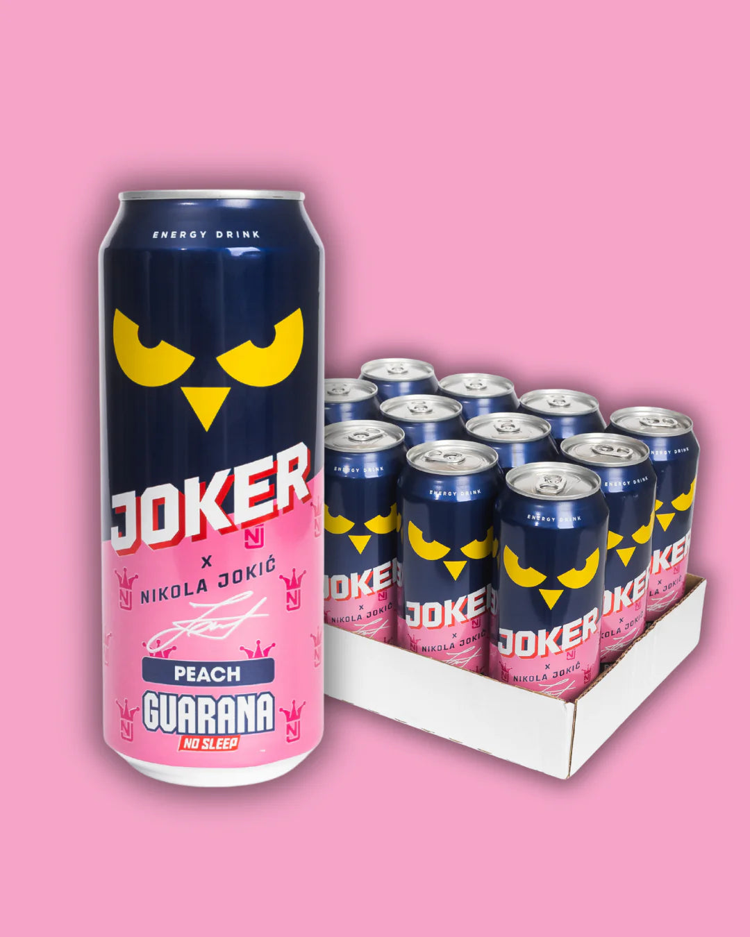 Guarana Nikola Jokic Joker Peach Energy Drink (Serbia)