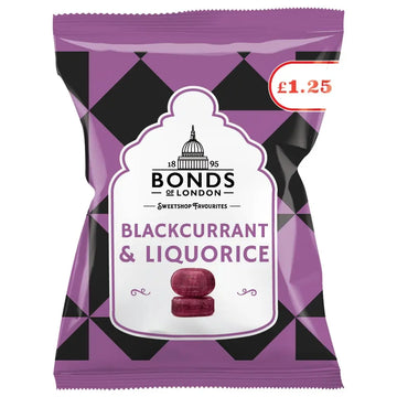 Bonds Blackcurrant Licorice 120g (UK)