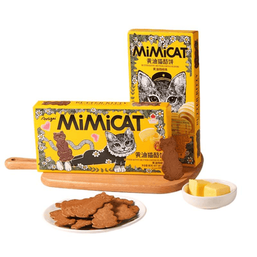 MiMiCAT Butter Coffee Cookies 80g (China)