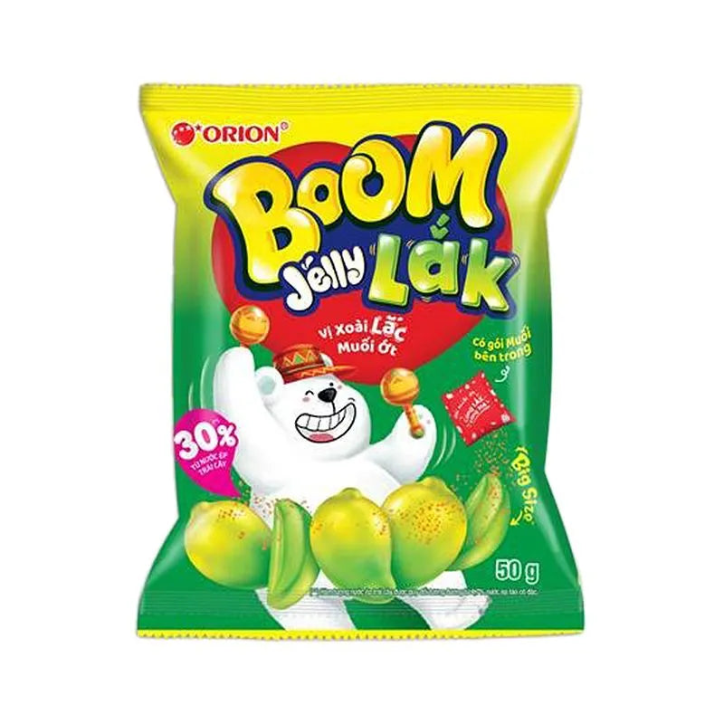 Orion Boom Jelly Lak Chili Salted Mango 50g (Vietnam)