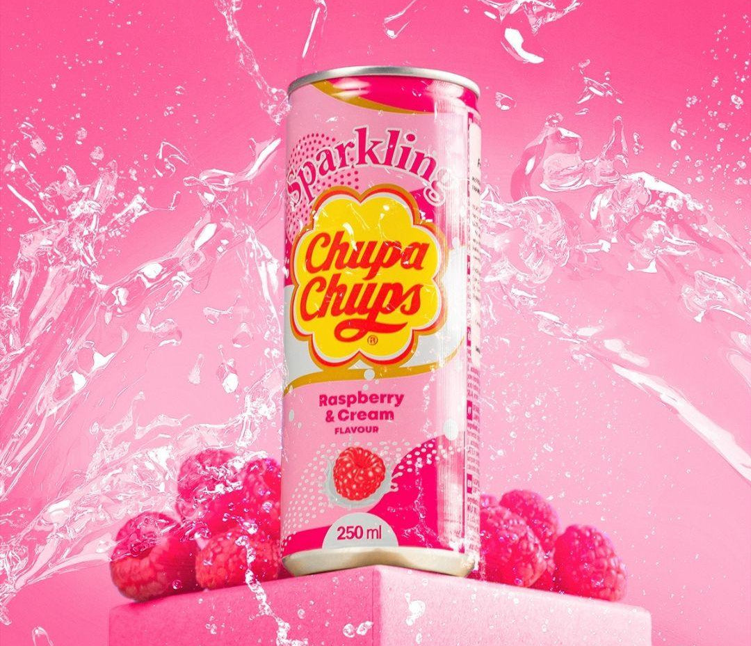 Chupa Chups Sparkling Raspberry Cream 250ml (Korea)
