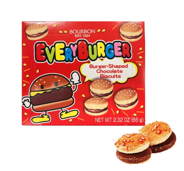 Bourbon EveryBurger Chocolate Cookies Pack of 10 (Japan)