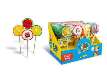 Bobbo Fruits Shape Lollipop 25gx48pcs