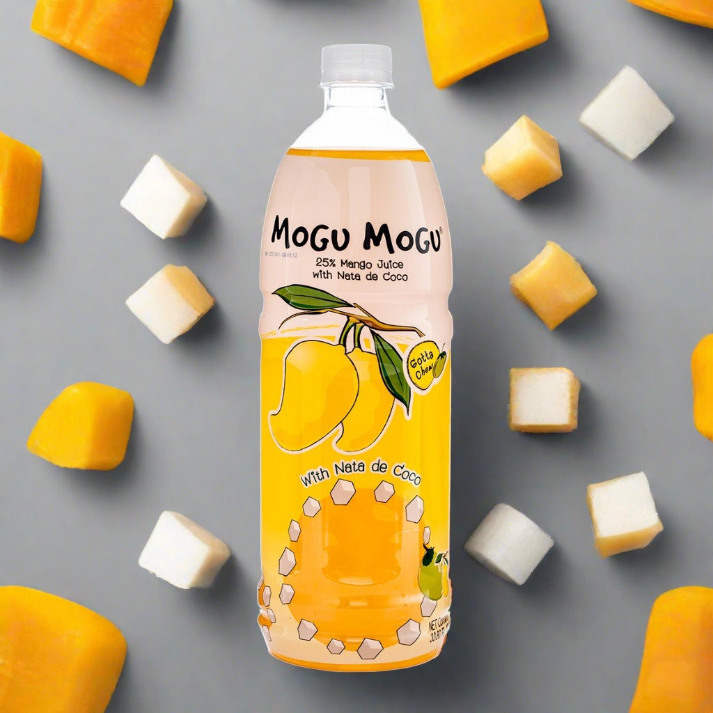 Mogu Mogu Mango with Coconut Jelly Cubes 1L (Thailand)